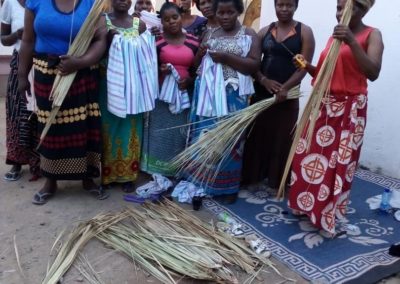 Chilimba Village Making Grass Brooms