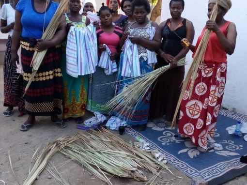 Chilimba Village Making Grass Brooms